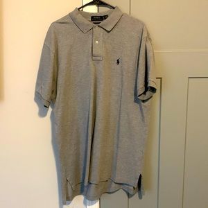 Gray classic fit Polo by Ralph Lauren for men